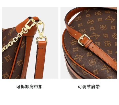 Mkf Genuine Crescent Bag 2025 New Presbyopic Large Capacity High-End Original Accessible Luxury Fashion Single Shoulder Crossbody Armpit Bag