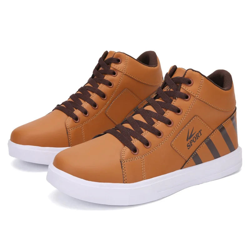 Big Size 39-48 Men's Casual Shoes New High top Sneakers Fashion Designer Platform Flats Shoes Outdoor Tennis Training Shoes Men