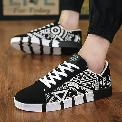 Zapatillas Hombre Casual Shoes for Men Fashion New Printing Sneakers Comfort Flat Vulcanized Shoes Dropshipping Tenis Masculino