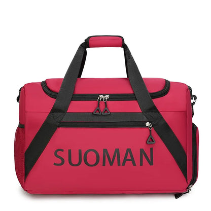 Fitness Handbag Gym Sport Tote Bag Large Capacity Shoulder Portable Luggage Bag Outdoor Travel Storage Women's Crossbody Bag