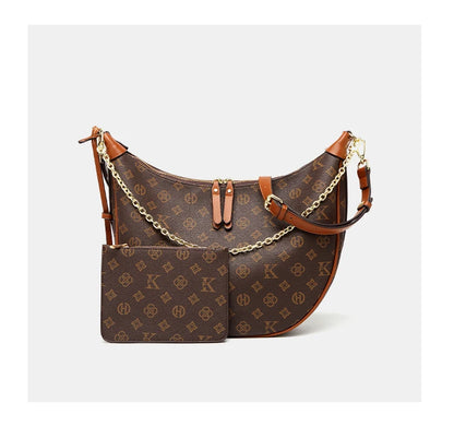 Mkf Genuine Crescent Bag 2025 New Presbyopic Large Capacity High-End Original Accessible Luxury Fashion Single Shoulder Crossbody Armpit Bag