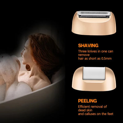 Kemei KM-7102 Electric Hair Removal Device Women's Shaver Personal Hair Removal Device Hair Puller Hair Removal Artifact white