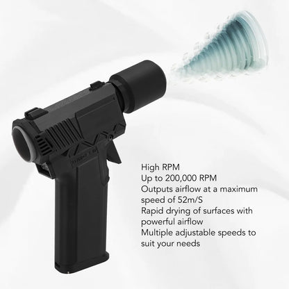 Electric Dust Blower Multifunctional Electric Air Duster Long Endurance Efficient 200000RPM for Lens for Computer for Outdoor