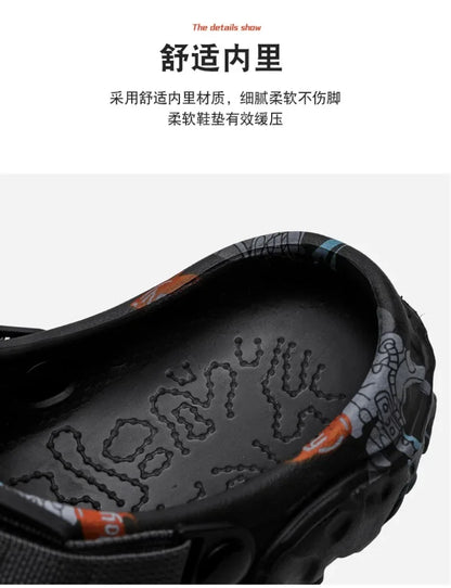 Plus Size 46 47 Men's Summer Clogs Sandals Eva Slippers Men Fashion New Flat Sandals Men Women Leisure Slides Men Casual Shoes