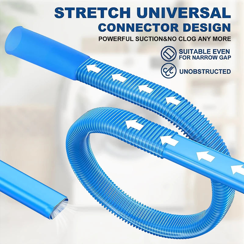 1pcs Upgraded Dryer Vent Cleaner Kit: Universal Vacuum Hose Attachment for Lint Removal Fits All Vacuums Deep Cleaning Brush for