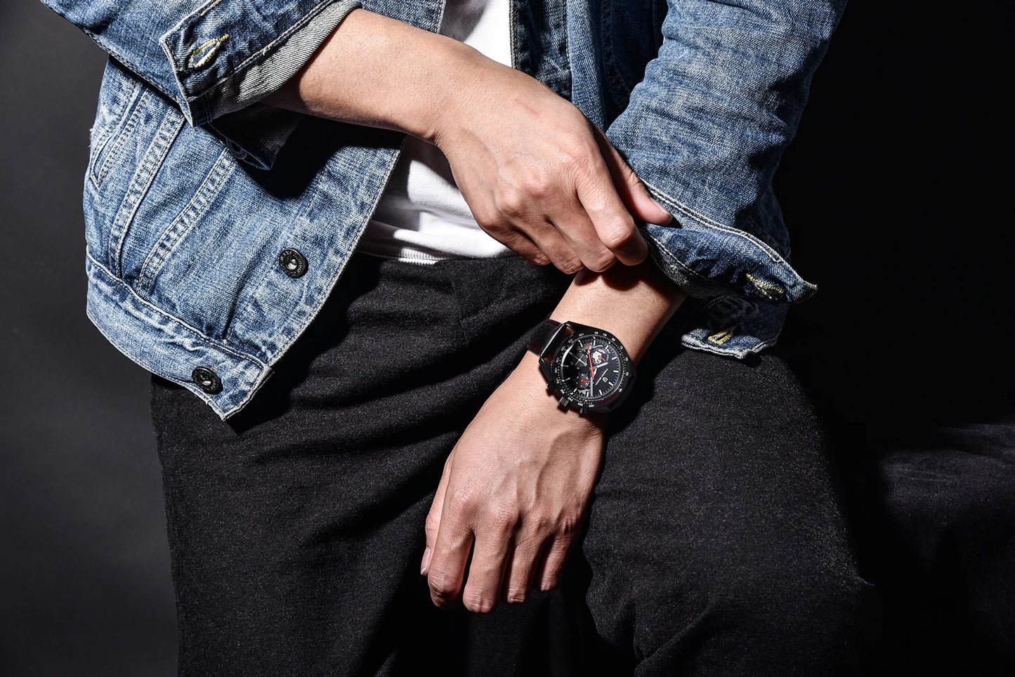 2025 New PAGANI DESIGN 1701 Moon Mens Watches Luxury Quartz Watch For Man Speed Chronograph Sports AR Sapphire Mirror Clock Gift