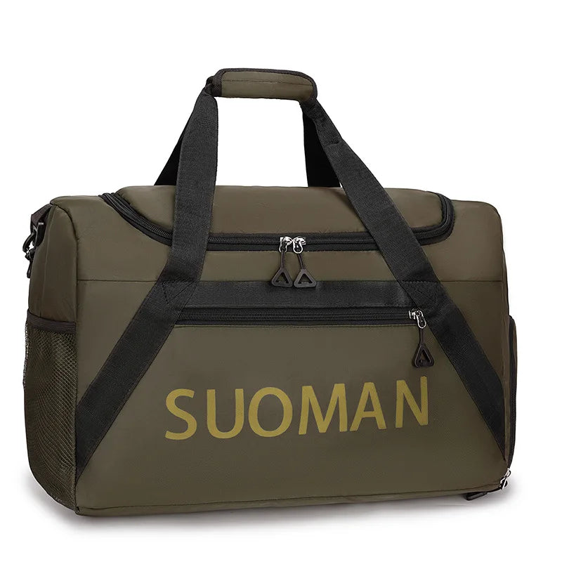 Fitness Handbag Gym Sport Tote Bag Large Capacity Shoulder Portable Luggage Bag Outdoor Travel Storage Women's Crossbody Bag