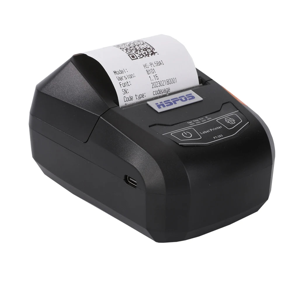 58MM Mini Pocket Thermal Receipt Printer Mobile Portable Ticket Bill Wireless Bluetooth USB Thermal POS Printer PC Android IOS