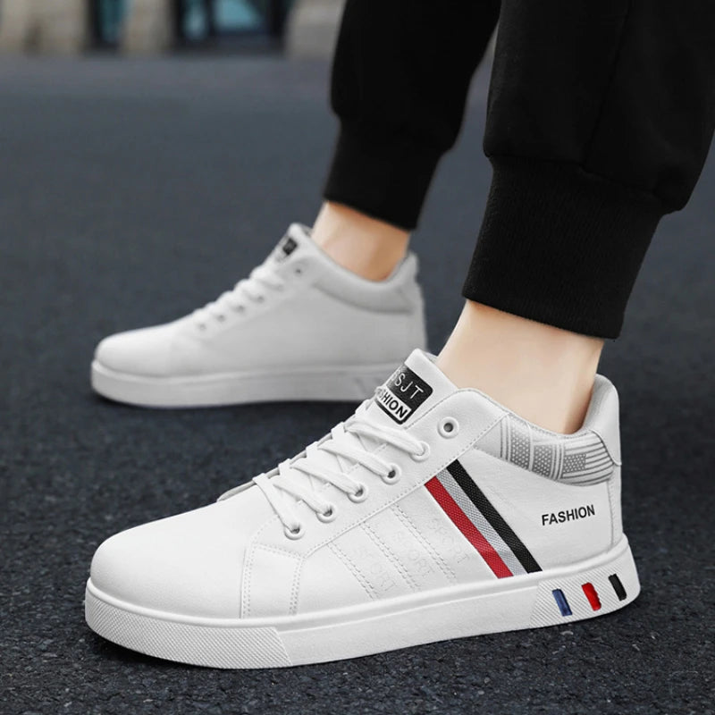 Fashion Men's Casual Shoes Autumn High-Top Vulcanized Shoes for Mens Non-Slip Wear-resistant Men Sneakers Winter Tenis Masculino