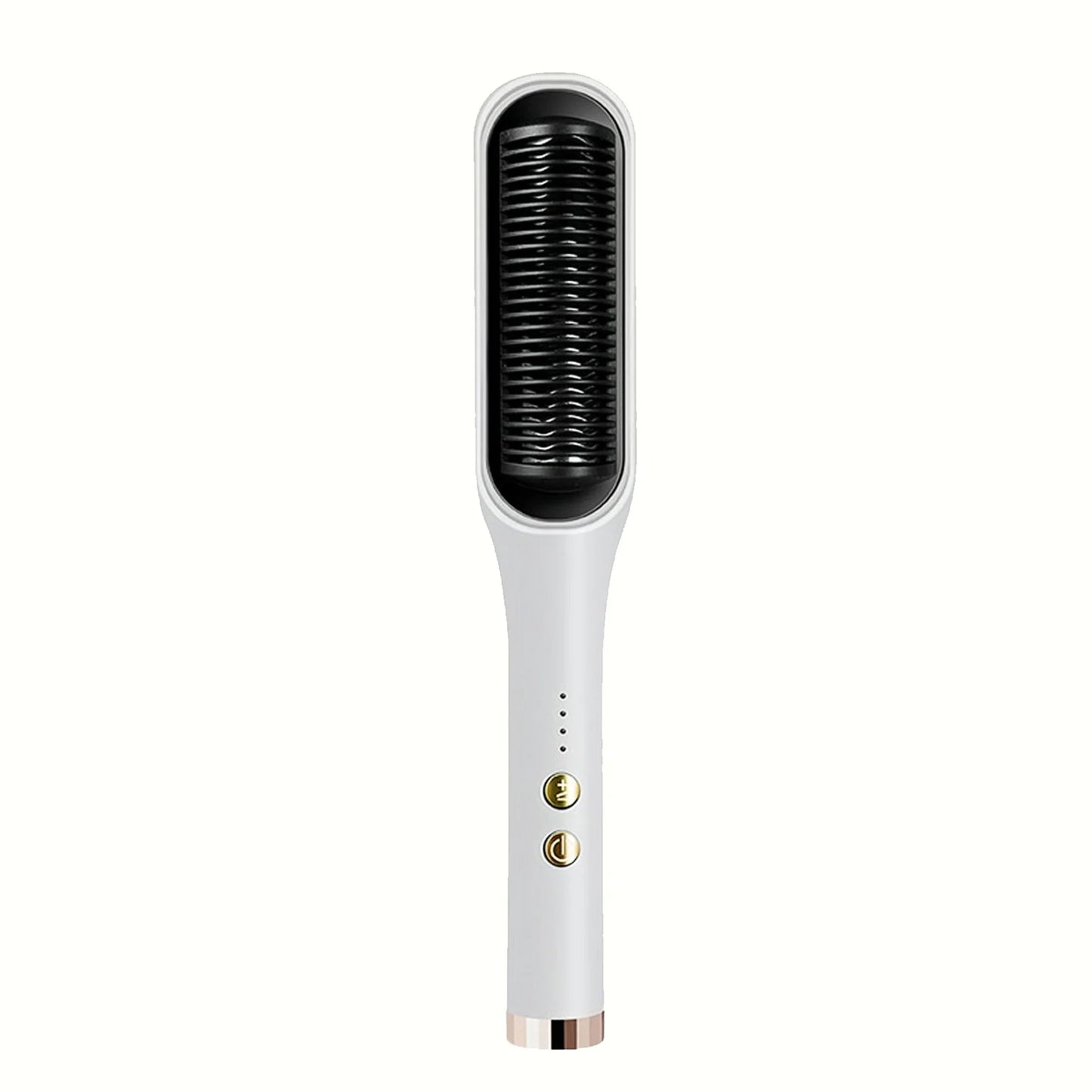 Hair straightener brush, fast ceramic heating, hot air comb, portable heating hair straightener, home and travel salon