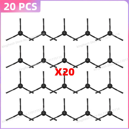 Fit For (Proscenic X1/ X1S, Proscenic 950R / V10R, iHome AutoVac Luna Pro, iHome AutoVac Eclipse Pro) Parts Side Brush Dust Bag