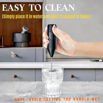 Powerful Milk Frother Handheld Electric Foam Maker Coffee Whisk Drink Mixer For Cappuccino Latte Gift Idea