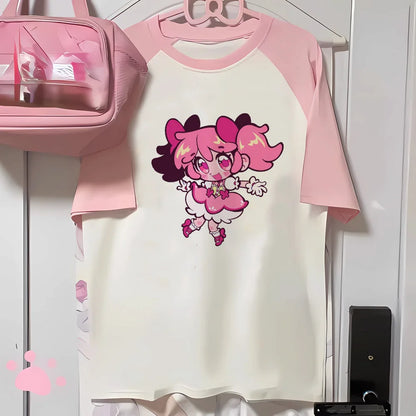 Madoka Magica tshirt women Japanese summer casual wear Tee female funny harajuku streetwear clothing