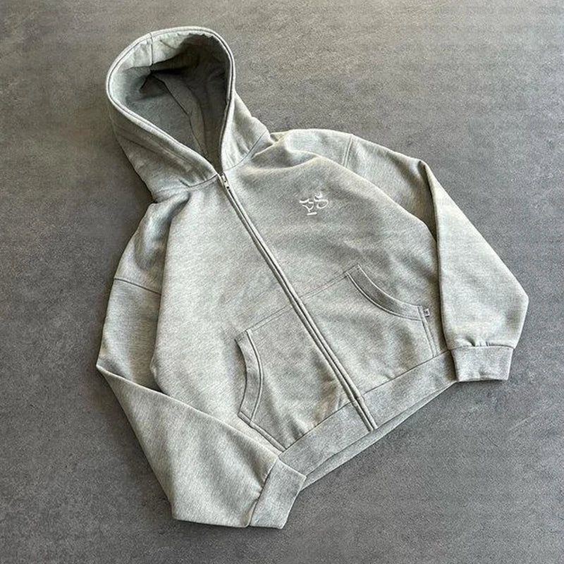 2024 Y2K Creative Print Hoodie Women Men Punk Gothic Oversized Sweatshirt Streetwear Hip Hop Casual Pockets Hooded Pullover Pant