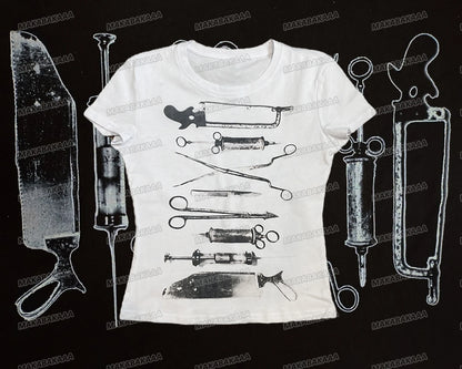 Summer Emo girls Y2k style clothes Harajuku print grunge Short Tops women's 90s T-shirts Fashion Goth Baby Tees Crop Tops 2000s