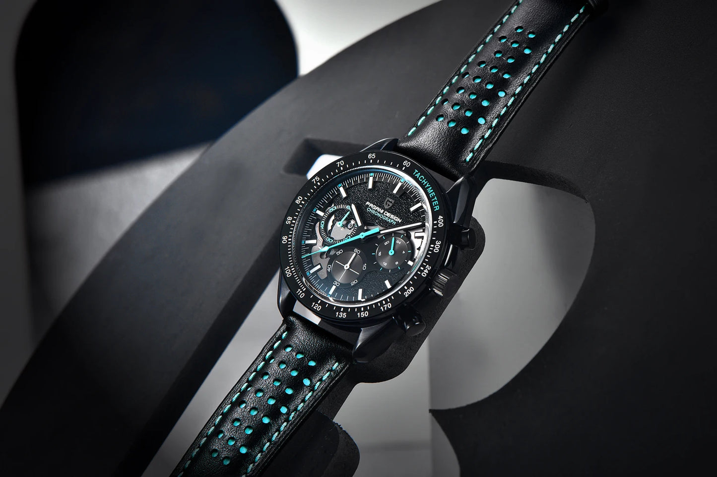 2025 New PAGANI DESIGN 1701 Moon Mens Watches Luxury Quartz Watch For Man Speed Chronograph Sports AR Sapphire Mirror Clock Gift