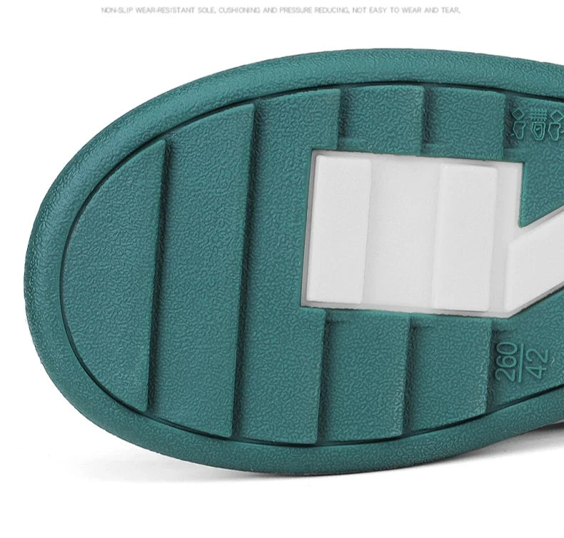 Men's Rain Shoes in The Cylinder Waterproof Wear-resistant Injection Molding Rubber Breathable New Outdoor Walking Water Shoes