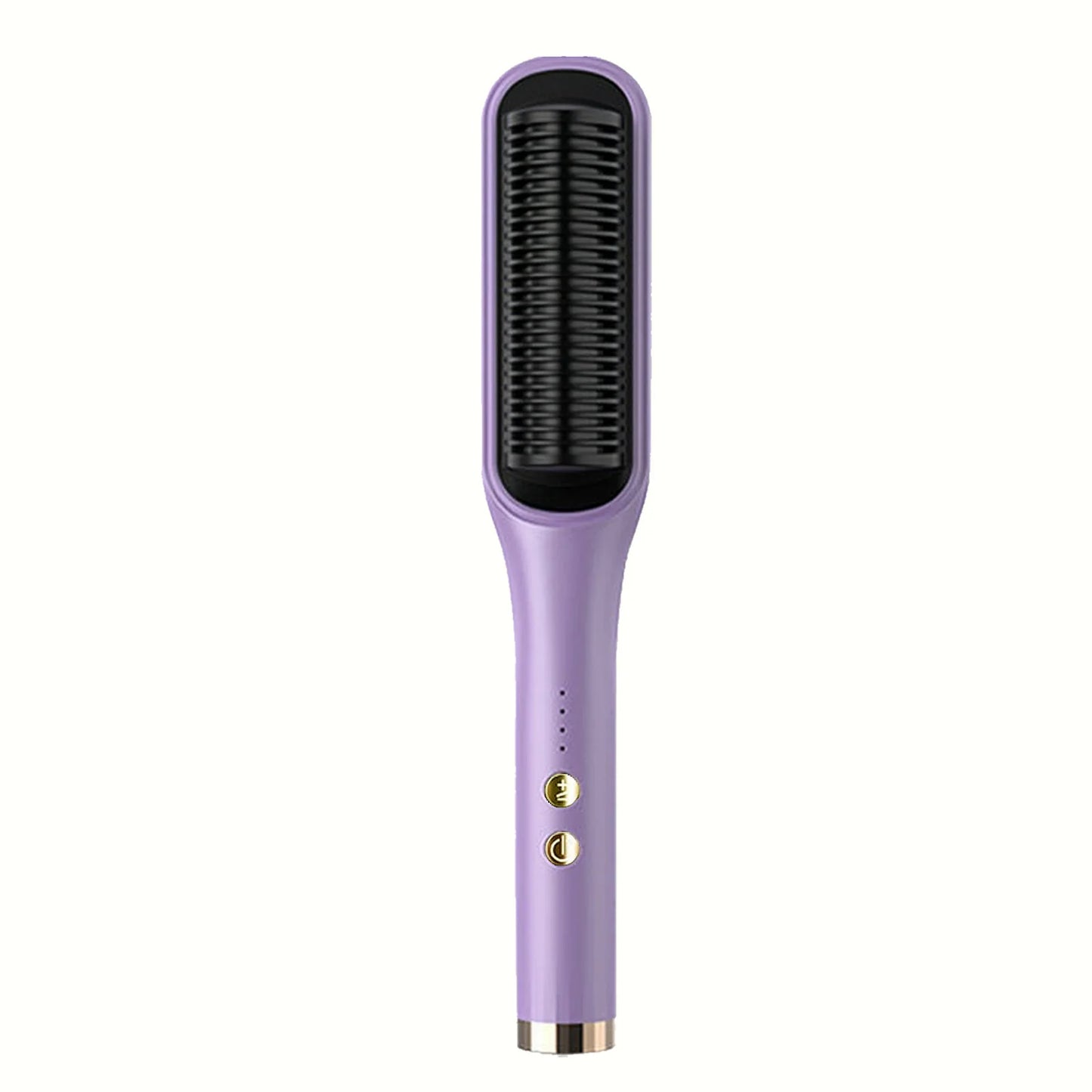 Hair straightener brush, fast ceramic heating, hot air comb, portable heating hair straightener, home and travel salon