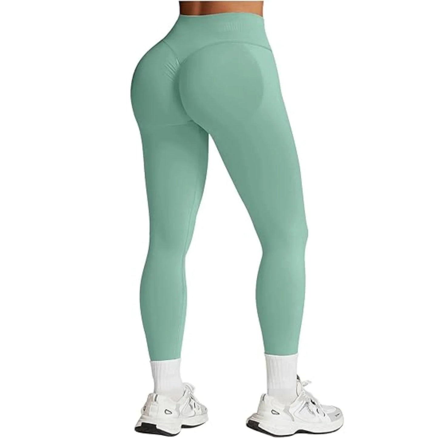 Women Gym Yoga Exercise Pants High Waist Sexy Peach Hip Elastic Tights Running Exercise Yoga Underpants