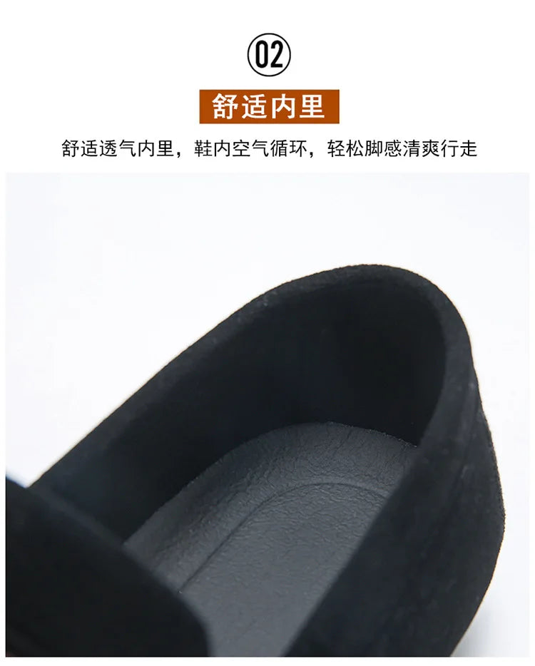 Spring Men's Casual Shoes Suede Loafers For Men Moccasins High Quality Flats Male Walking Shoes comfortable Men's Driving Shoes