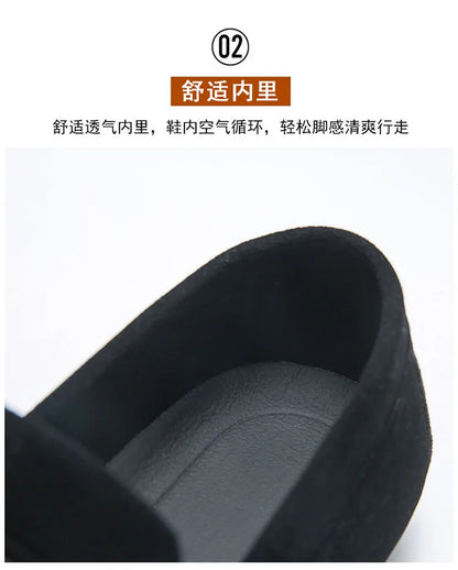 Spring Men's Casual Shoes Suede Loafers For Men Moccasins High Quality Flats Male Walking Shoes comfortable Men's Driving Shoes