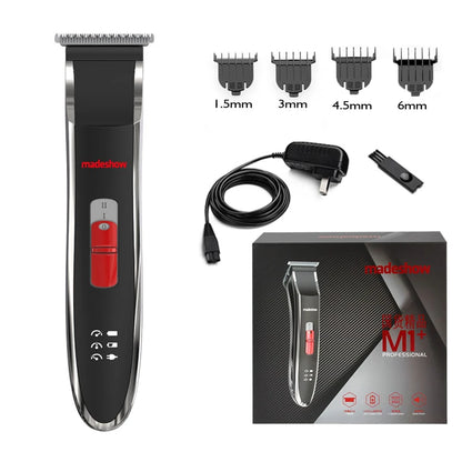Professional Hair Clippers Madeshow M1 Hair Trimmer for Men Cordless Finishing Hair cutting Machine For Barbers Beard Trimmer