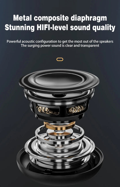 Bluetooth Speaker S16 with Loud Bass - Wireless Portable Mini Speaker for Home, Outdoor, Car Audio, High Volume  Boombox 