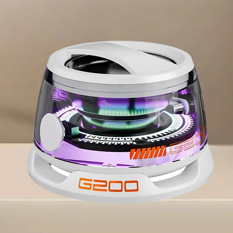 Bluetooth 5.3 Speaker Outdoor Magnetic RGB Lighting Bluetooth Speaker with RGB Color Light Multifunctional Magnetic Phone Holder