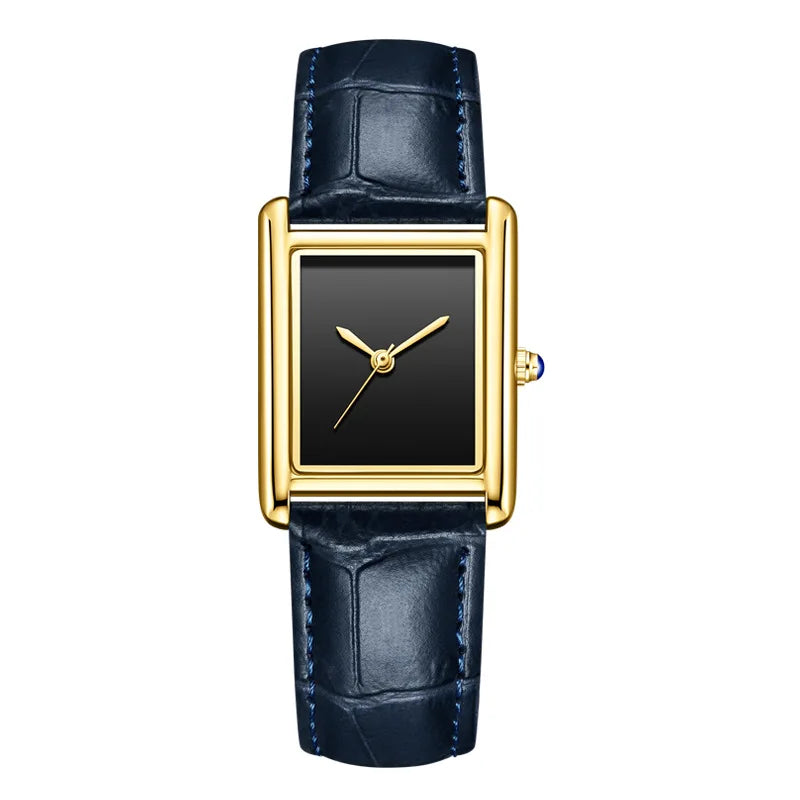 New Elegant Watches for Women and Men Fashion Leather Strap Waterproof Quartz Wristwatches Couple's Watches Gifts Drop Shipping