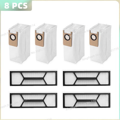 Compatible For ( Eufy Omni S1 Pro / Omni S1 ) Vacuum Parts Main Roller Side Brush Mop Cloth HEPA Filter Dust Bag Accessories