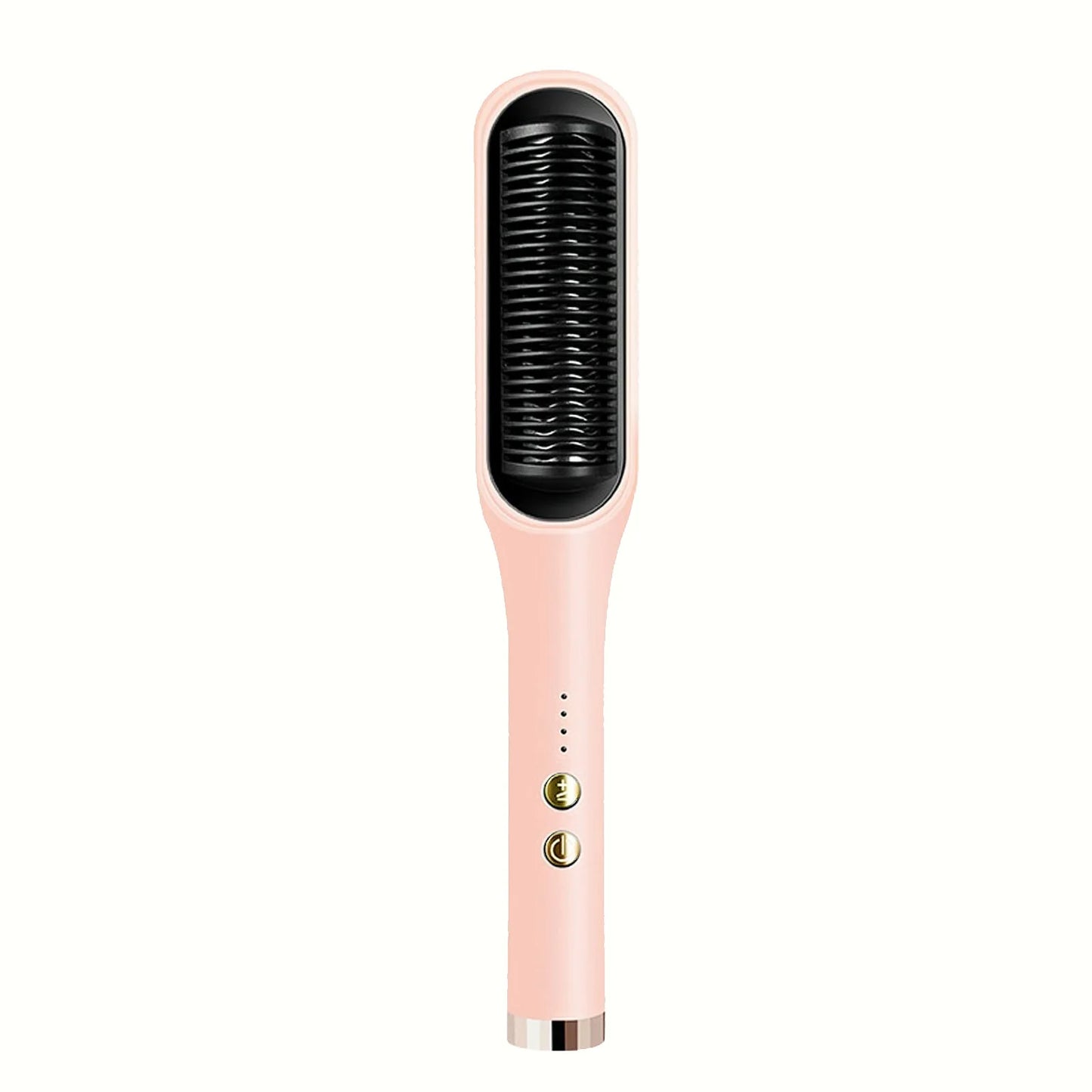 Hair straightener brush, fast ceramic heating, hot air comb, portable heating hair straightener, home and travel salon