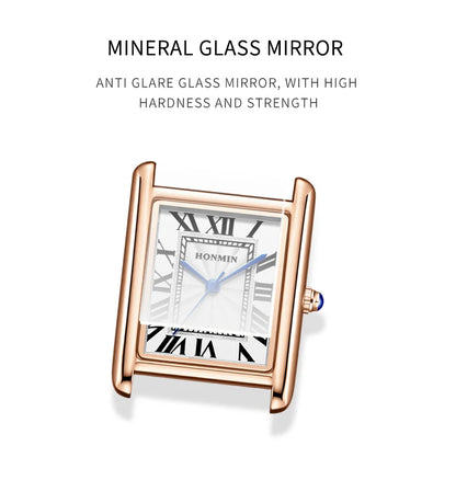 New Elegant Watches for Women and Men Fashion Leather Strap Waterproof Quartz Wristwatches Couple's Watches Gifts Drop Shipping