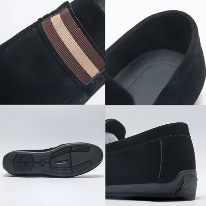 Spring Men's Casual Shoes Suede Loafers For Men Moccasins High Quality Flats Male Walking Shoes comfortable Men's Driving Shoes