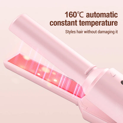Portable Hair Straightener Mini Curling Iron Women Ceramic Straightening Styling Tools Curling and Straightened Dual-use Splint