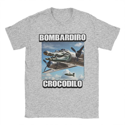 Women Print Bombardiro Crocodilo Crocodile Plane Bomber T Shirt Tee Women T-shirts Clothes Graphic T Shirts