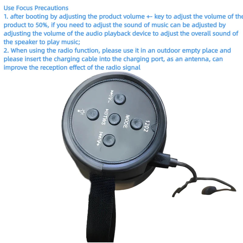 Bluetooth Wireless Speakers Powerful Portable Sound Box Subwoofer Car Audio Bass MP3 Player Sound System LED Lights