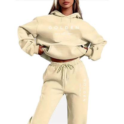 Unisex Vintage Kpop Hoodie Set 2025 Warm Winter Sweatshirt Jungkook Golden Album Merch Hoodies for Men And Women