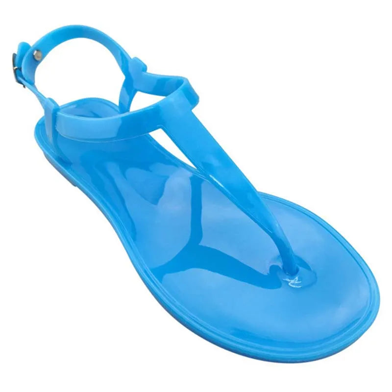 Woman Sandals Summer Shoes Ladies Fashion Flats Outdoor Beach Leisure Slip On Women Sandals Candy Color Comfort Sandalias Mujer