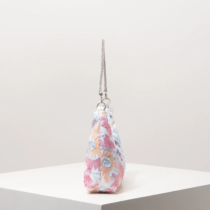 Floral Bag，Bridal Patry，Sequin Bag，Premium Style  Shoulder Bag For Women，Prom Accessories，Wedding Items，Bag For Women Elegant