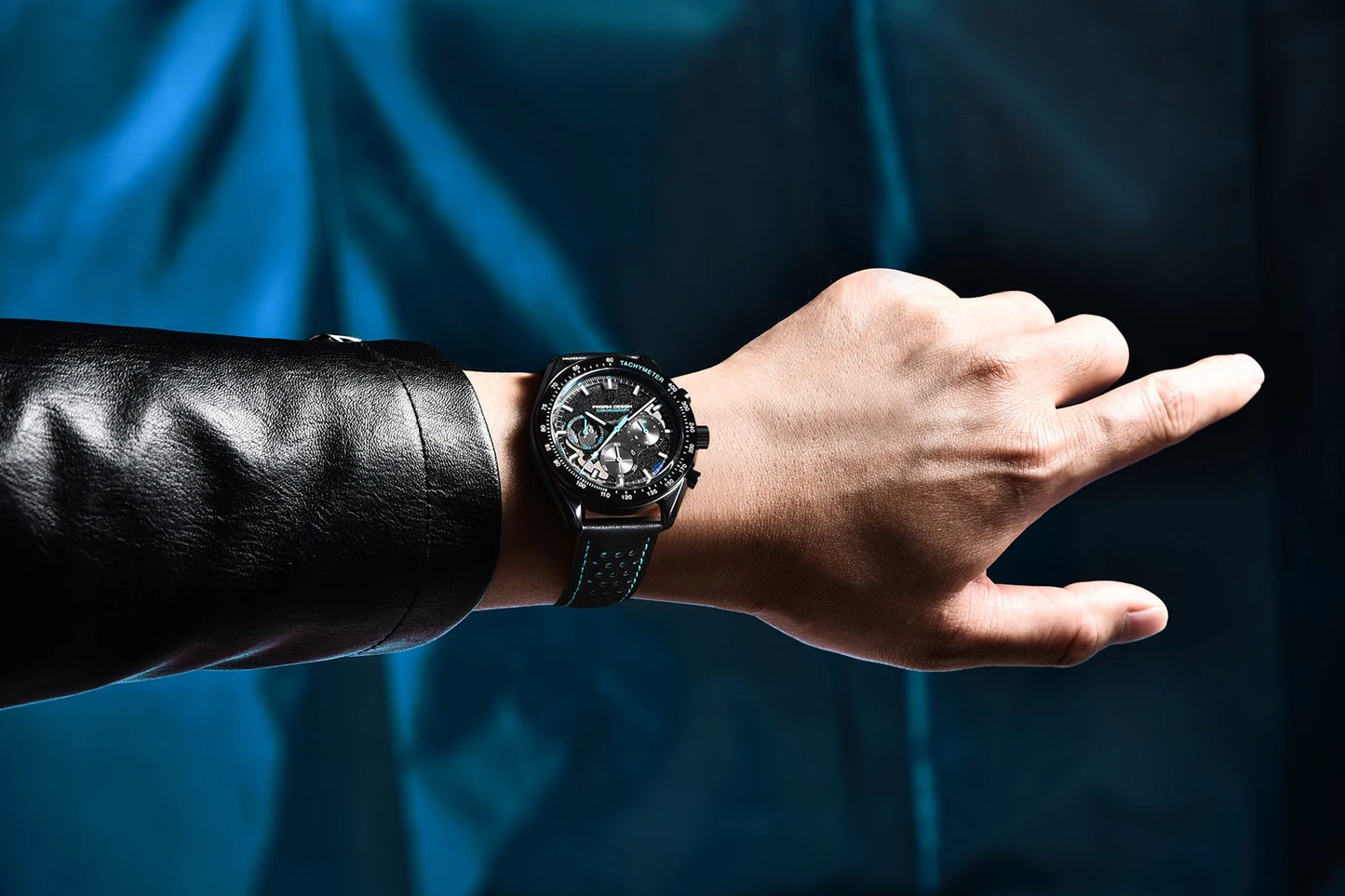 2025 New PAGANI DESIGN 1701 Moon Mens Watches Luxury Quartz Watch For Man Speed Chronograph Sports AR Sapphire Mirror Clock Gift