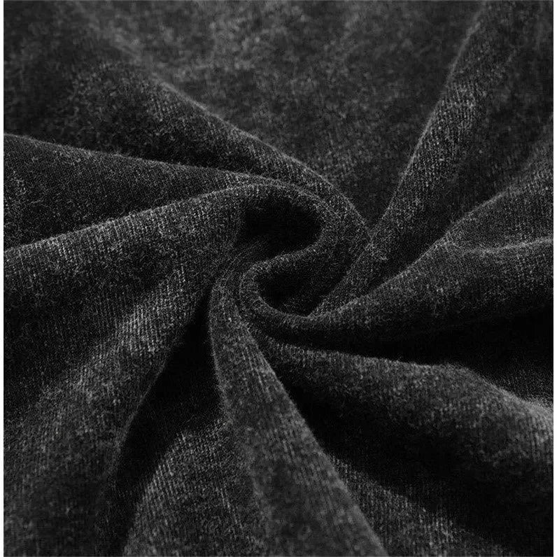 Washed out Thin Cotton Hoodie Sweatshirt Shoulder Drop Shoulder Large Size Women's Clothing Straight Cut Cuff Neckband