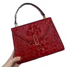 Vintage Hasp Flap Bag Office Ladies Tote Handbag Split Leather New Designer Messenger Bag Women SIngle Shoulder Crossbody Bags