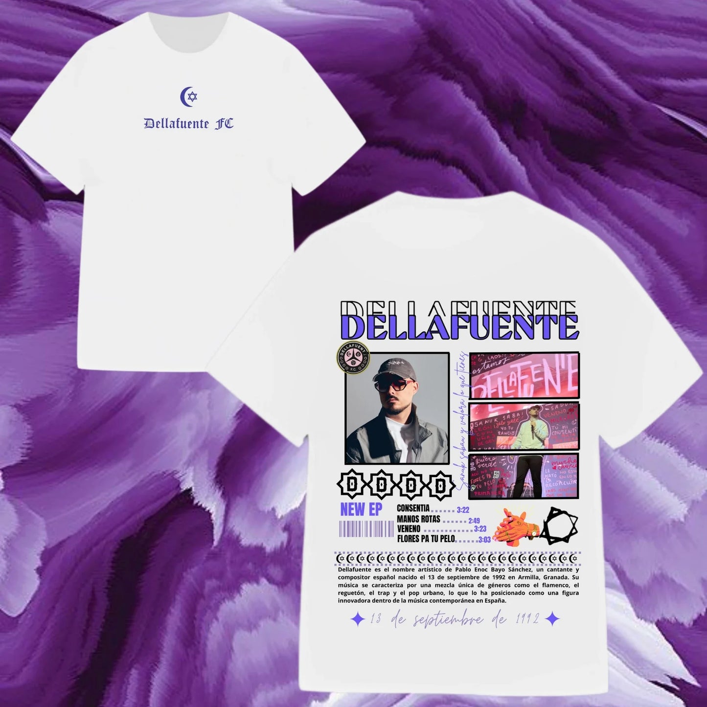 Summer Women T-shirts Dellafuente Print T-shirt Casual Overszied Y2k Casual Cotton Clothes Short Sleeve High Quality Female Top