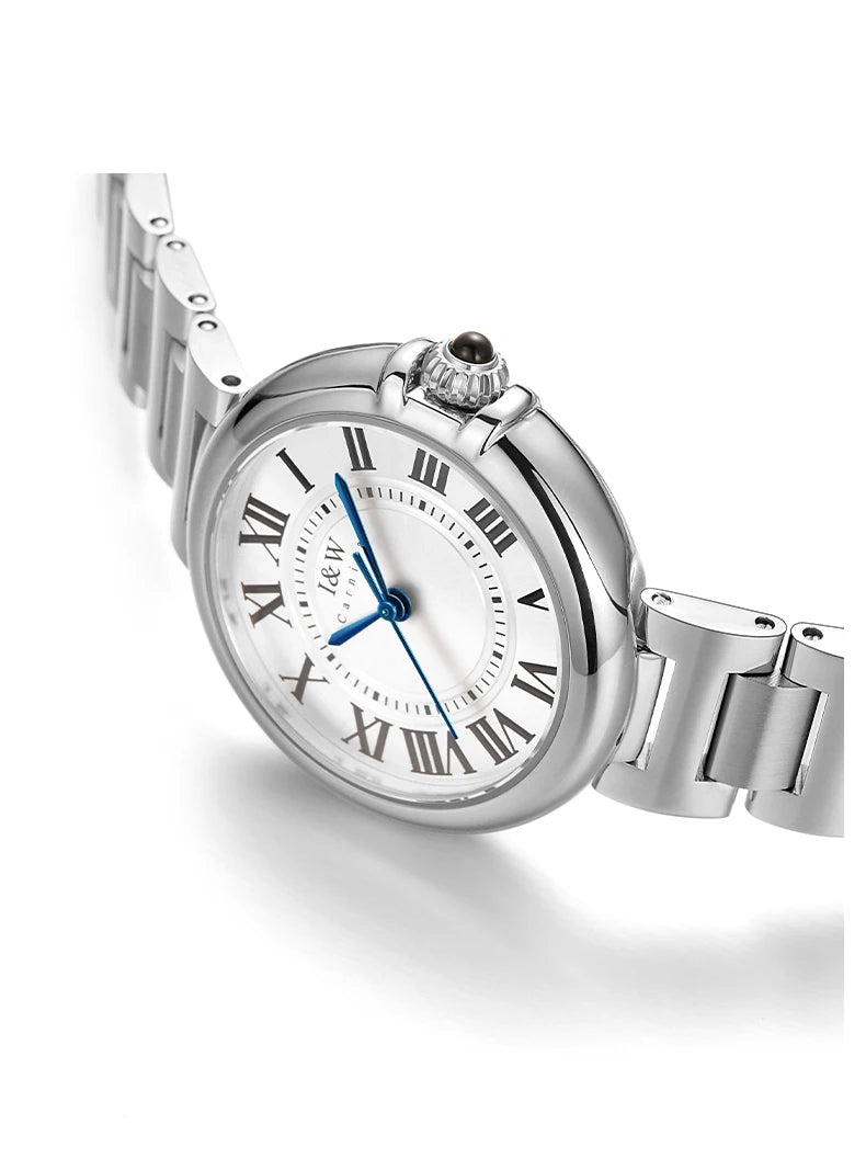 Relogio Feminino Switzerland I&W 2022 New Women Quartz Watches Sapphire Glass Waterproof 316L Stainless Steel Watch for Women