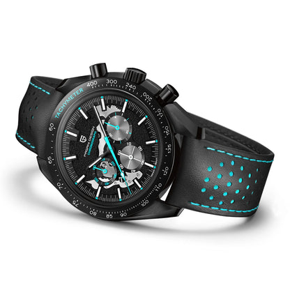 2025 New PAGANI DESIGN 1701 Moon Mens Watches Luxury Quartz Watch For Man Speed Chronograph Sports AR Sapphire Mirror Clock Gift