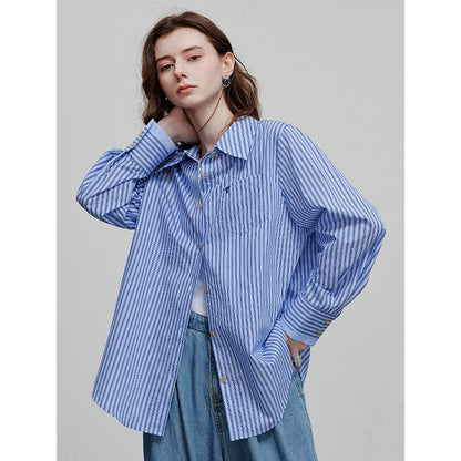 TOYOUTH Women Blouse Shirt 2025 Spring New Shirt 8512036