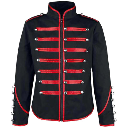 Men's Tops Coat Holiday Vacation Red Autumn Steampunk Vacation White Coats Winter Gothic Holiday Long Sleeve Men Clothing