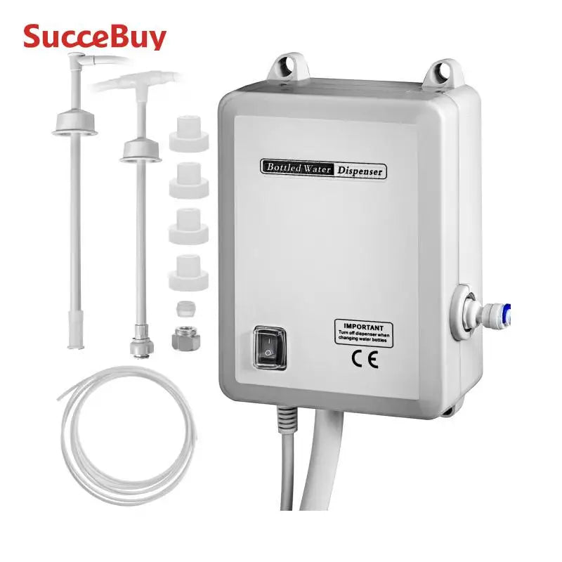 SucceBuy Water Bottle Dispenser Pump System Filter Softener Single/Double Pipe Reverse Osmosis Equipment Refrigerator Ice Maker