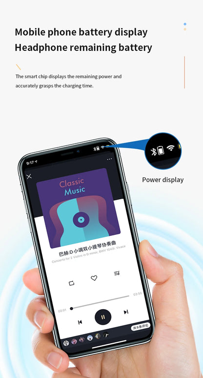 Wireless Bluetooth Earphones HIFI Bass With HD MIC Ear-Hook Earbuds Noise Cancelling Life Waterproof Game Sports Music Headsets