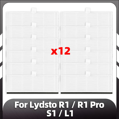 Compatible for Xiaomi Lydsto R1 / R1 Pro Robot Vacuum Replacement Spare Part Main Side Brush Hepa Filter Mop Rag Dust Bag